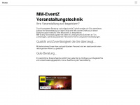 mm-eventz.de Webseite Vorschau