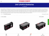 redwaybattery.com Webseite Vorschau