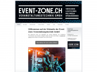 event-zone.ch Webseite Vorschau