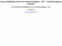 southkensingtonplumber.co.uk Webseite Vorschau