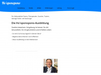 hooponopono-ausbildung.com Webseite Vorschau