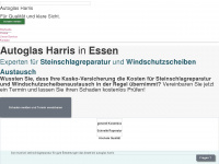 autoglas-harris.de Webseite Vorschau