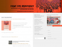 fight4democracy.de Webseite Vorschau