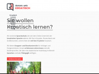 lernenwirkroatisch.de Webseite Vorschau