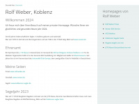 rolfweber.com Webseite Vorschau