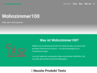 wohnzimmer100.de Webseite Vorschau