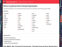 top-einspritzpumpe.de Webseite Vorschau