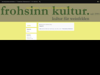 frohsinnkultur.ch Webseite Vorschau