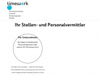 timework.ch Webseite Vorschau