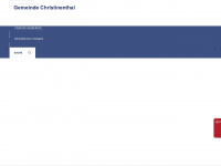 gemeinde-christinenthal.de Webseite Vorschau