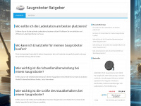 saugroboter-ratgeber.de Webseite Vorschau