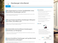 staubsauger-ohne-beutel.com Webseite Vorschau