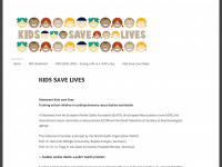 kids-save-lives.net Webseite Vorschau