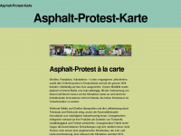 asphaltprotestkarte.de Webseite Vorschau