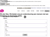 siza.nl Webseite Vorschau