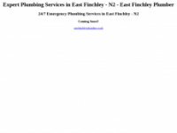 eastfinchleyplumber.co.uk Webseite Vorschau