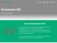 esszimmer100.de Webseite Vorschau