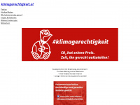 klimagerechtigkeit.at Webseite Vorschau