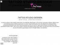 tattoostudiogiessen.de Webseite Vorschau