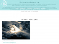 hebammen-germering.de Webseite Vorschau