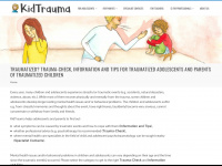 kidtrauma.org Webseite Vorschau