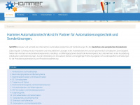 hammer-automation.de Webseite Vorschau