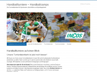 handballturniere.de Webseite Vorschau