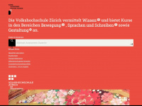 vhszh.ch Webseite Vorschau