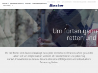 baxter.ch Webseite Vorschau