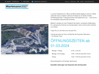 hartmann-naturstein.de Webseite Vorschau