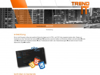 trend-it.info Webseite Vorschau