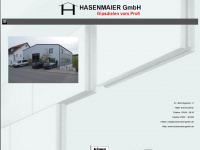 hasenmaier-gmbh.de Webseite Vorschau