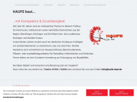haufe-baut.de Webseite Vorschau