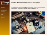 haug-elektro.de Webseite Vorschau