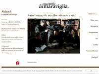 lamaraviglia.ch Webseite Vorschau