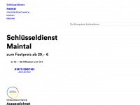 schlüsseldienst-maintal.de Webseite Vorschau