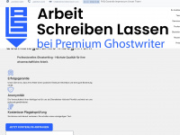 arbeitschreibenlassen.de Webseite Vorschau