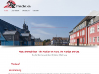 manz-immobilien.com Webseite Vorschau