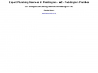 paddingtonplumber.co.uk Webseite Vorschau