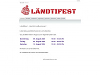 laendtifest.ch Webseite Vorschau