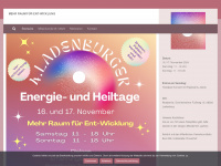 energieheiltage.de Webseite Vorschau