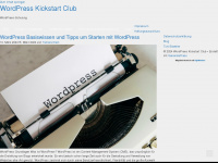 wordpress-kickstart.club Webseite Vorschau