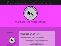 zfr-ev.de Webseite Vorschau