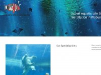 aquaticenvironments.com Webseite Vorschau