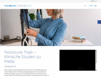 novocuretrials.com Webseite Vorschau