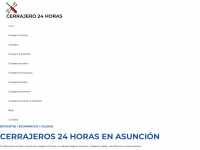 cerrajero24horasasuncion.com Webseite Vorschau