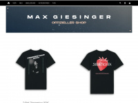 maxgiesinger-shop.de Webseite Vorschau