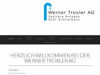 troxler-sanitaer.ch Webseite Vorschau