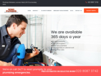 emergency-plumbers-belvedere.co.uk Webseite Vorschau