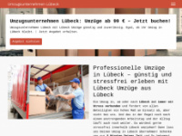 luebeck-umzuege.de Webseite Vorschau